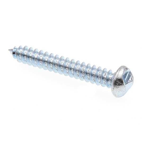 Prime-Line Sheet Metal Screw, One-Way, Round Head No. 12 X 1-1/2in Zinc Plated Steel 100PK 9027910 - main